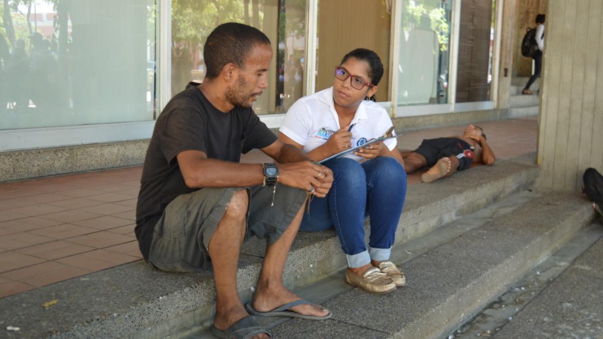 Alcaldía inició proceso de caracterización de habitantes de calle