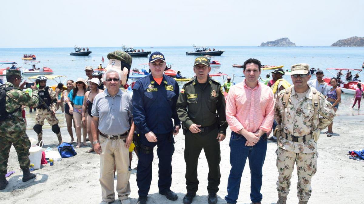 Con más Policías y Soldados, Santa Marta sigue fortaleciendo su seguridad en esta Semana Mayor