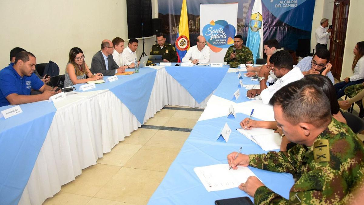 Alcalde encargado Andrés Rúgueles preside primer Consejo de Seguridad
