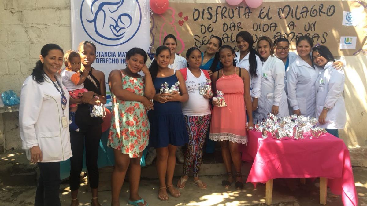  Se celebró mes de las madres para mujeres gestantes