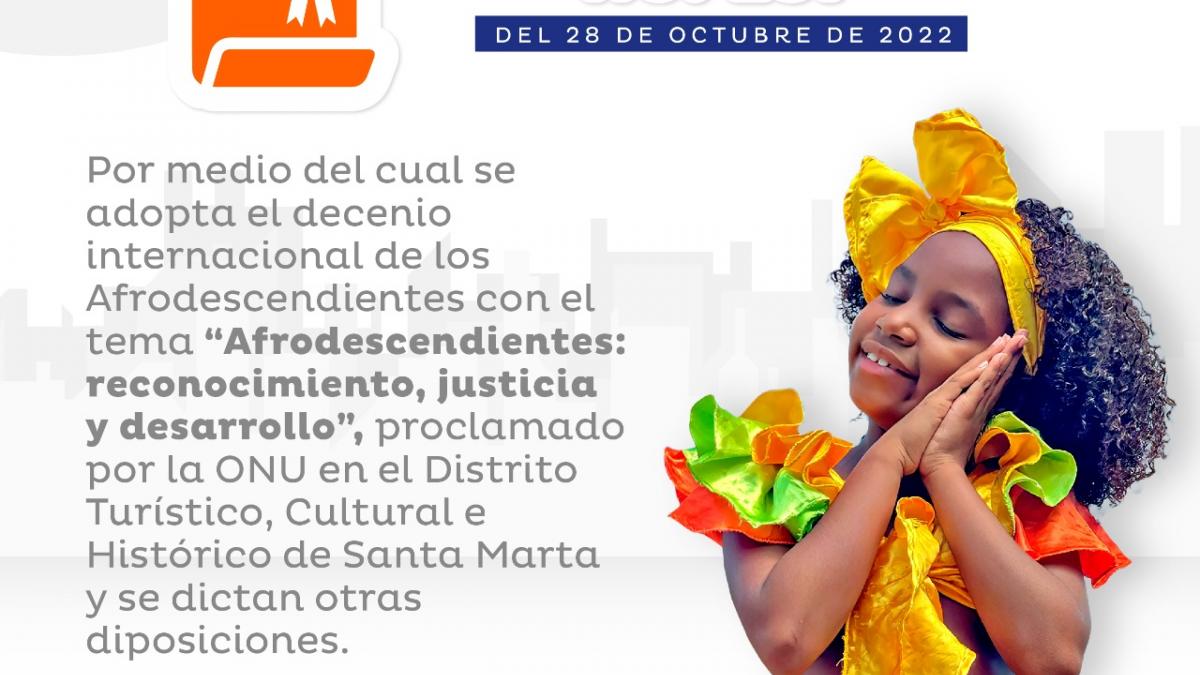 Alcaldesa Virna Johnson firma decretos a favor de la población Afro de la ciudad