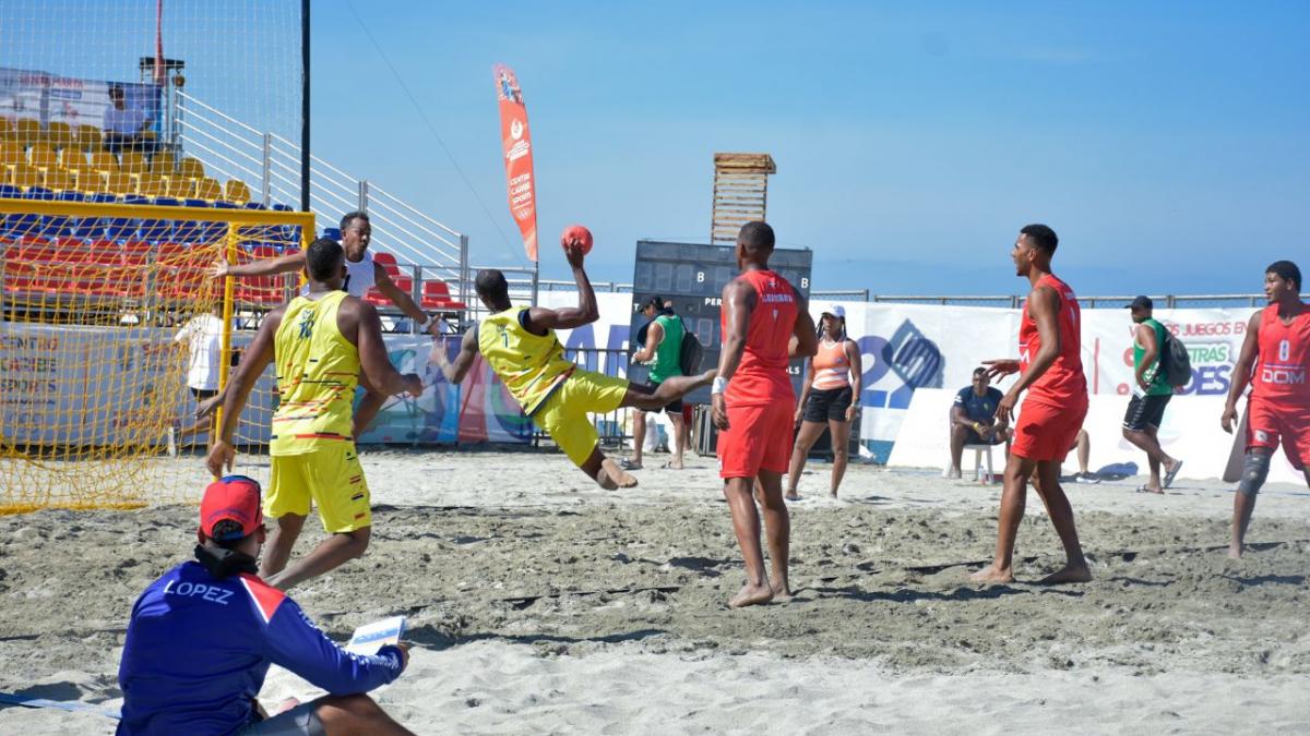 El Balonmano abrió la fiesta de los Juegos Centroamericanos y del Caribe de Mar y Playa en Santa Marta