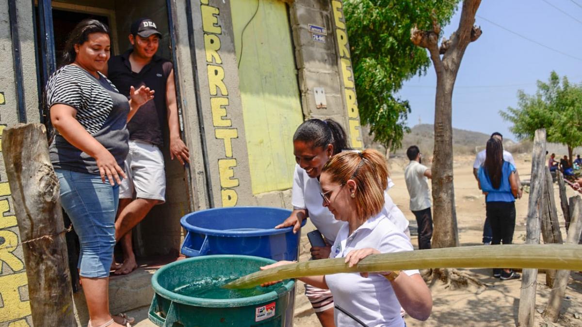 Essmar ha beneficiado a más de 67 mil familias con el suministro de agua en carro-tanques