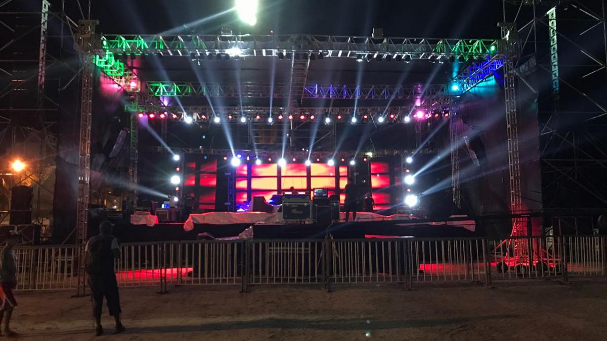 Escenario conciertos Fiesta del Mar 2017