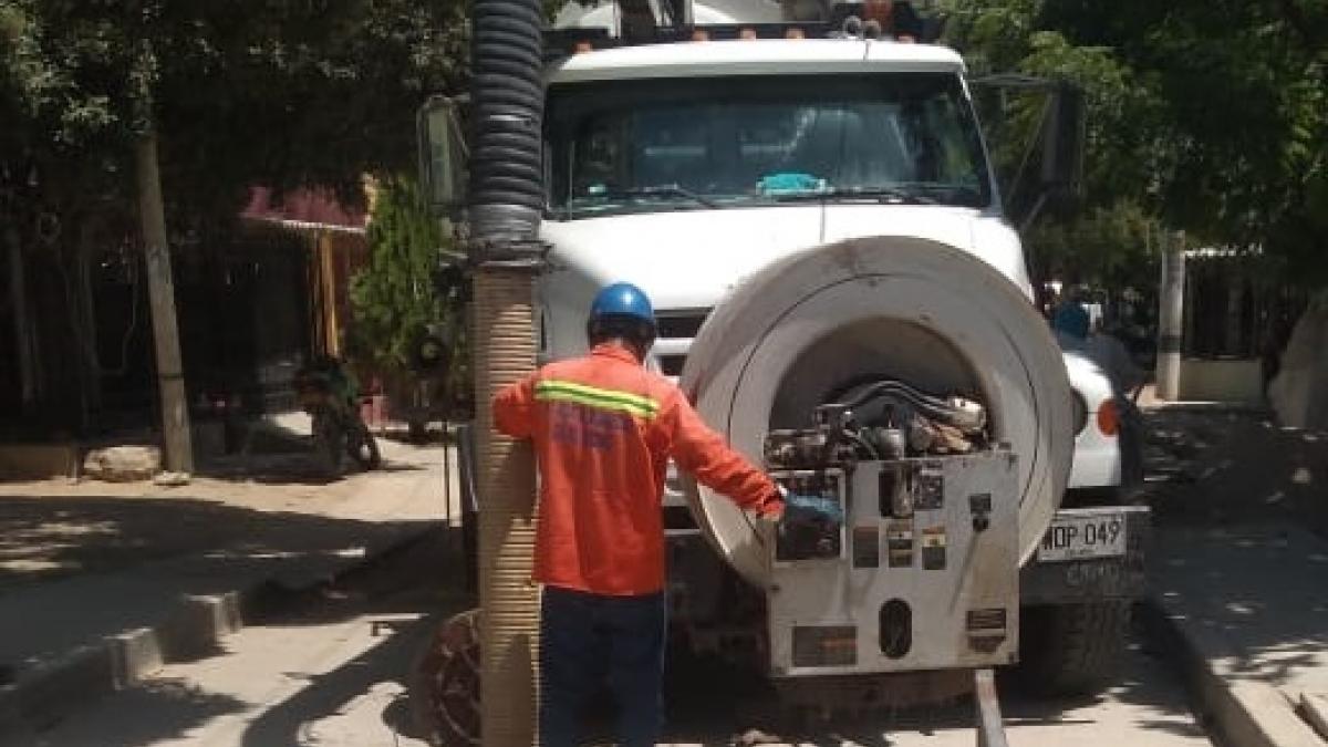 Essmar continúa realizando mantenimiento a la red de alcantarillado de El Pando