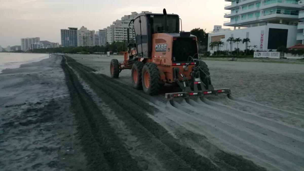 Essmar realizó oxigenación de playas en Bello Horizonte