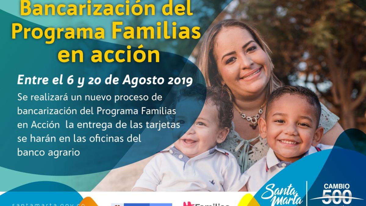 Alcaldía del Cambio iniciará proceso de bancarización del Programa Familias en Acción
