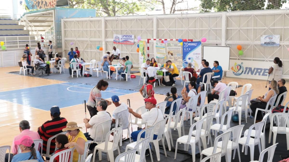 90 personas con discapacidad se beneficiaron de Feria de Servicios Interinstitucionales