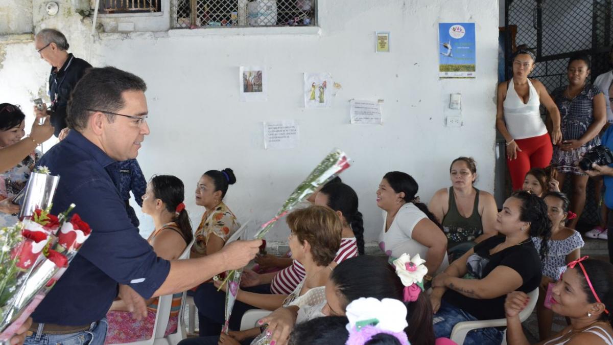 Alcalde Martínez celebró Día de la Mujer en la cárcel Rodrigo de Bastidas