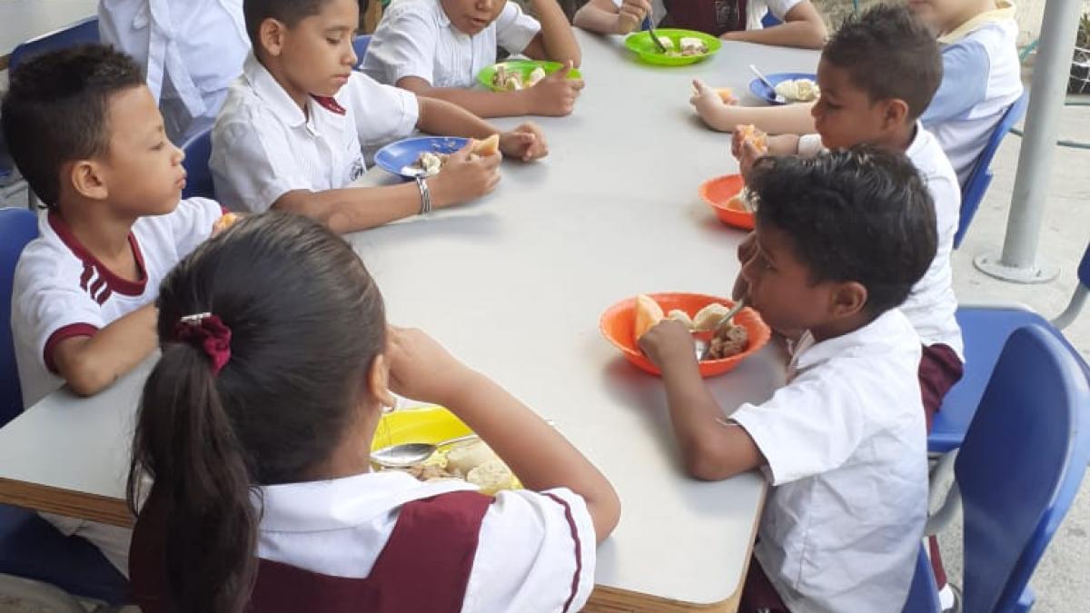 PAE funciona con normalidad en colegios de Santa Marta