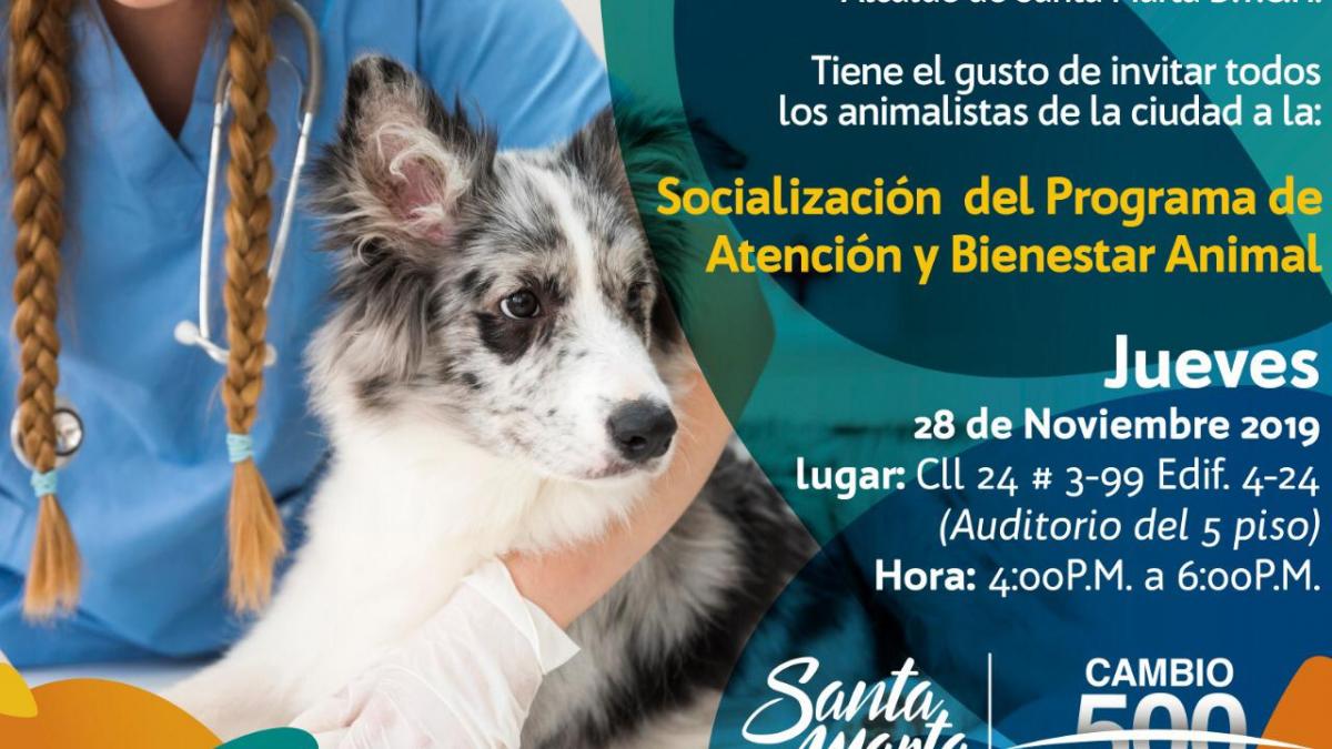 Socialización del Programa de Atención y Bienestar Animal