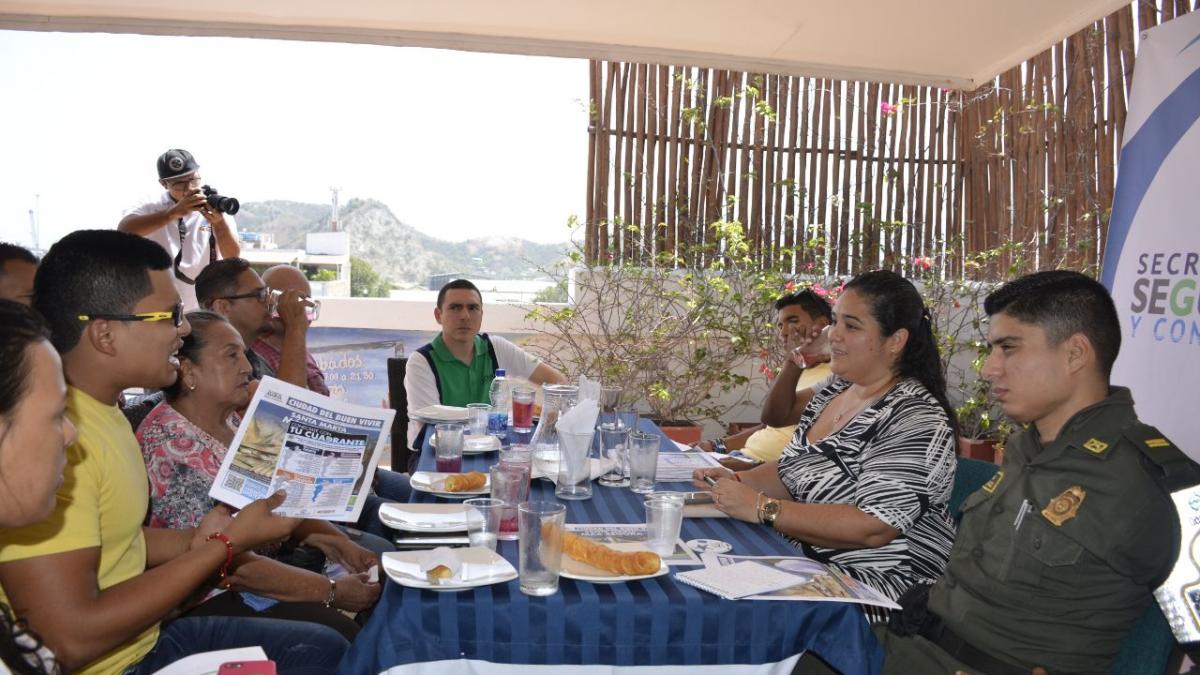 Distrito realiza Diálogo por la Seguridad con comerciantes de San Andresito