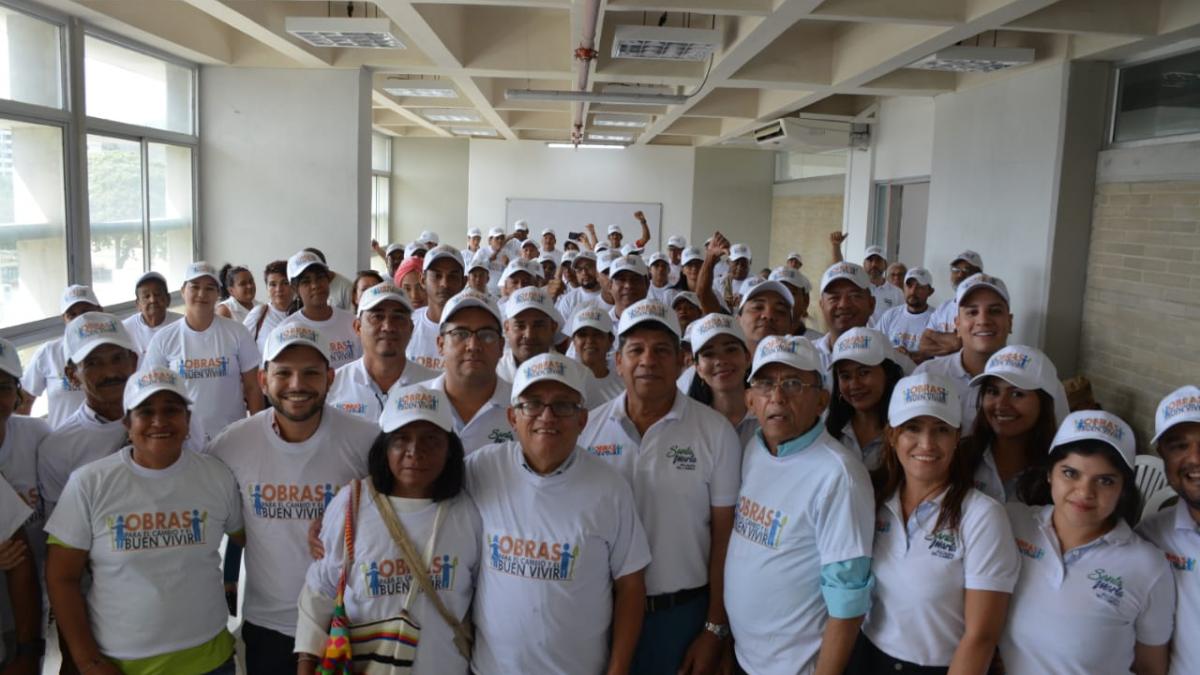 Líderes participaron del Taller de Fortalecimiento Organizativo: 'Programa Obras para el Cambio y el Buen Vivir’ de la Alcaldía