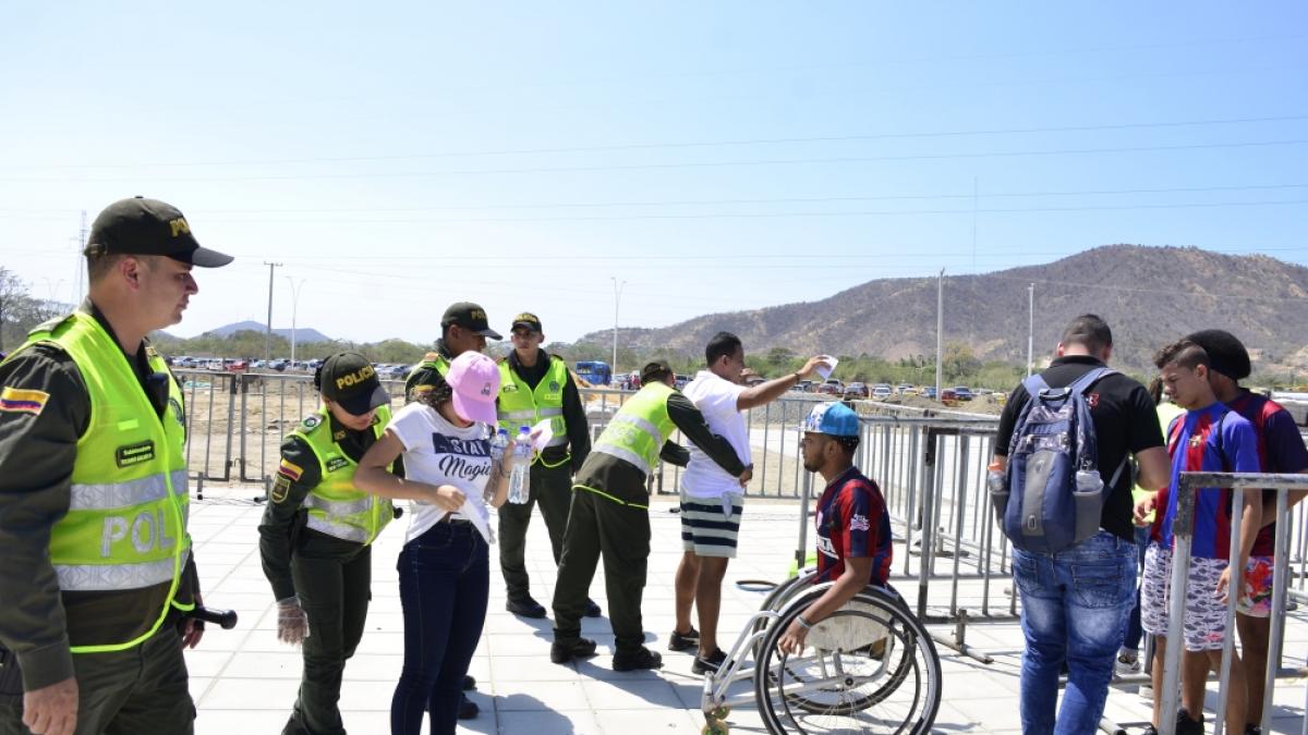 Alcaldía, Policía y Ejército Nacional garantizan seguridad en el partido Unión Magdalena vs Junior de Barranquilla