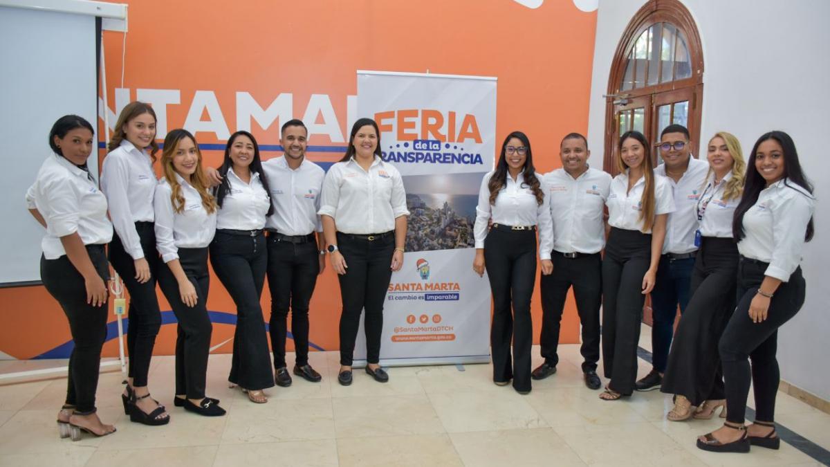 Alcaldía de Santa Marta realizó Feria de la Transparencia con personal, empresarios y proveedores del Distrito