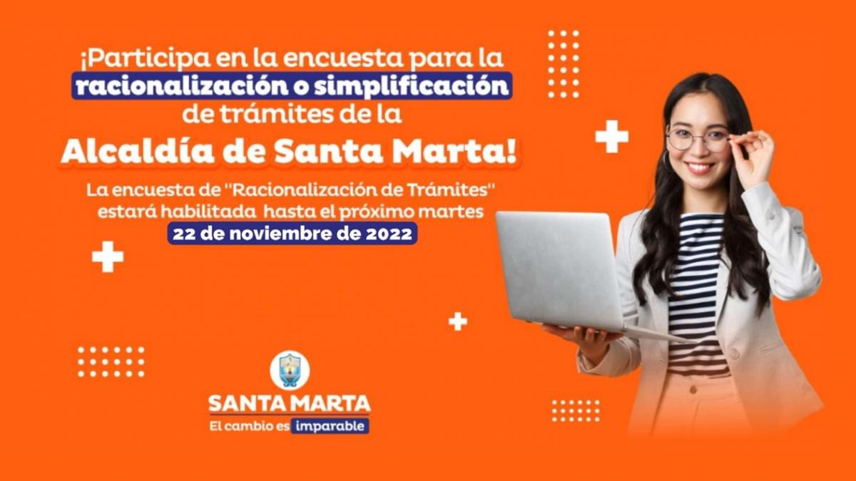 Participa de la encuesta para determinar los trámites que requieren simplificación en el Distrito