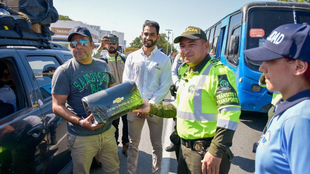 Alcaldía imparte recomendaciones en las vías para reducir índices de accidentalidad