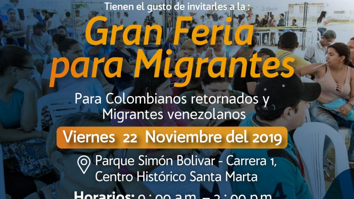 Alcaldía del Cambio realizará ‘Gran Feria para Migrantes’ Alcaldía del Cambio realizará ‘Gran Feria para Migrantes’