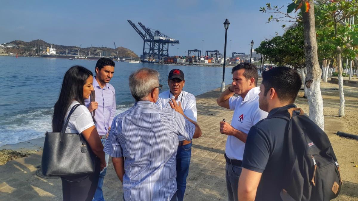 La transformación de Santa Marta está en marcha, iniciaron las inspecciones técnicas para renovación del Camellón de la Bahía