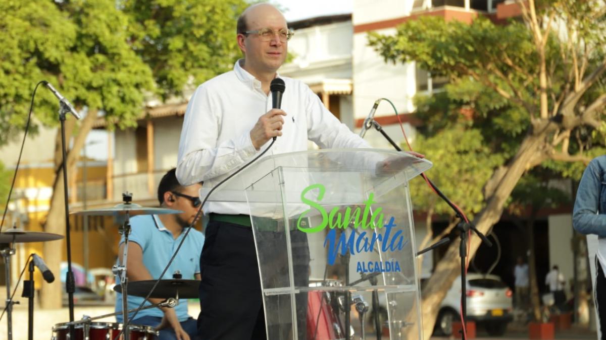 Alcalde encargado Andrés Rúgeles en el día de la Libertad religiosa y Culto
