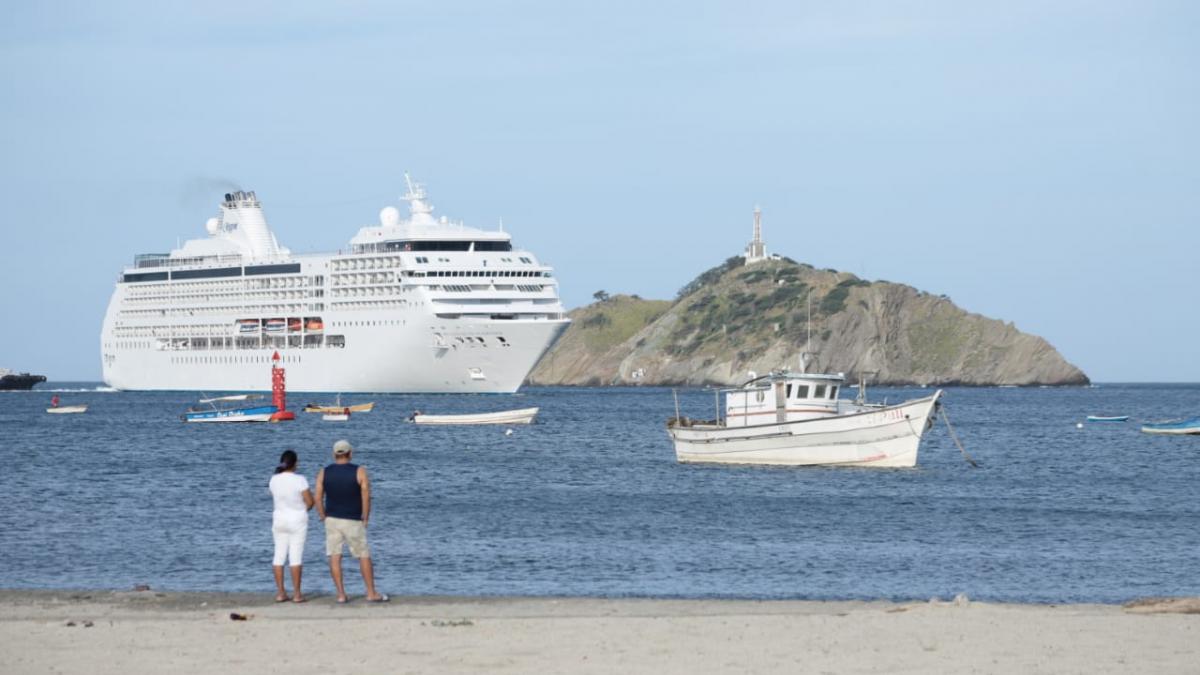 El crucero Seven Seas Mariner, recaló en Santa Marta "Naturalmente Mágica".