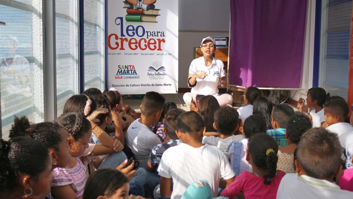 Con éxito Alcaldía Distrital inicia jornadas de lectura en los Centros de Referenciación