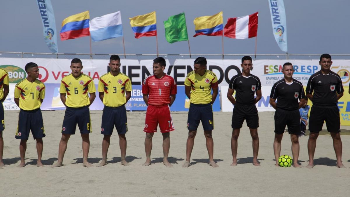 Colombia no arrancó bien el Sudamericano de Futbol playa