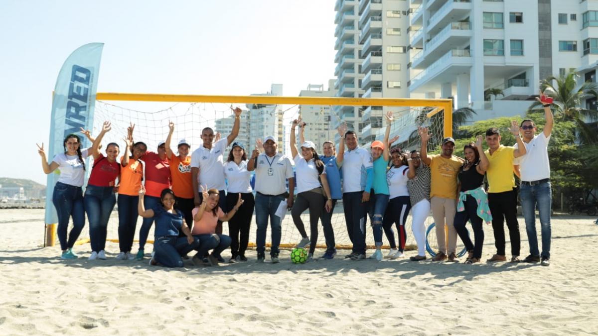 Jóvenes del Sistema de Responsabilidad Penal participaron de jornada lúdica deportiva en la Alcaldía del Cambio