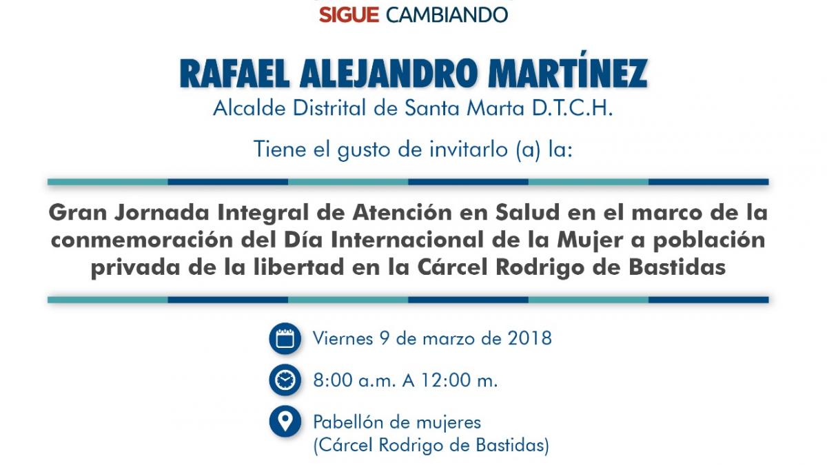 Distrito realizará jornada de atención en salud a PPL de la Cárcel Rodrigo de Bastidas