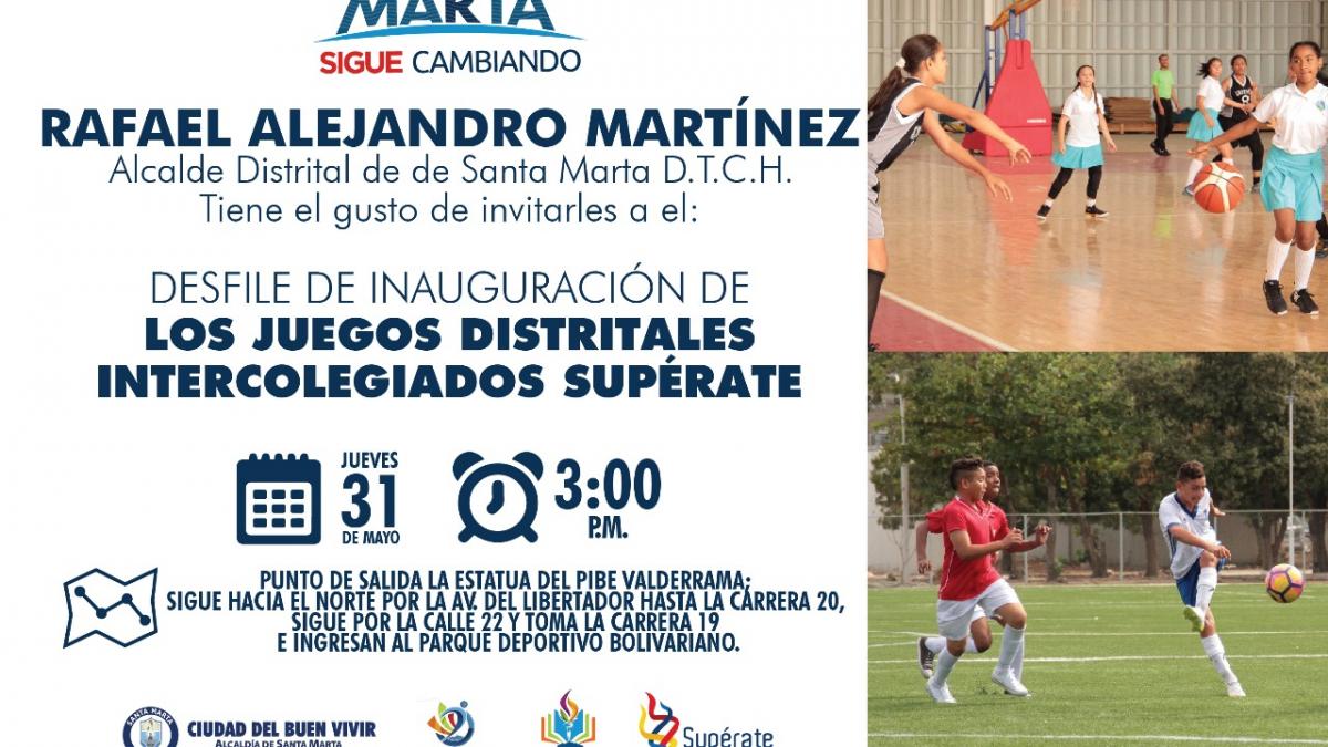 Intercolegiado de los Juegos Distritales – Supérate