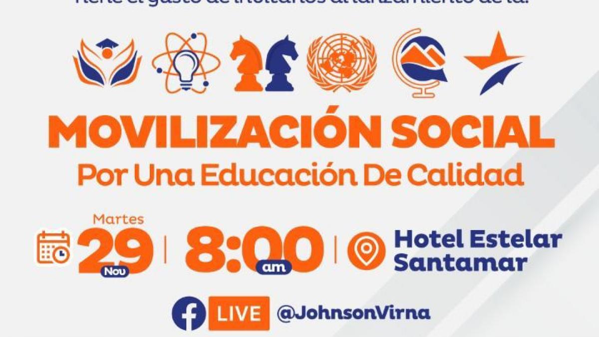 Alcaldesa lanzará ‘Movilización Social por una educación de calidad’ Alcaldesa lanzará ‘Movilización Social por una educación de calidad’