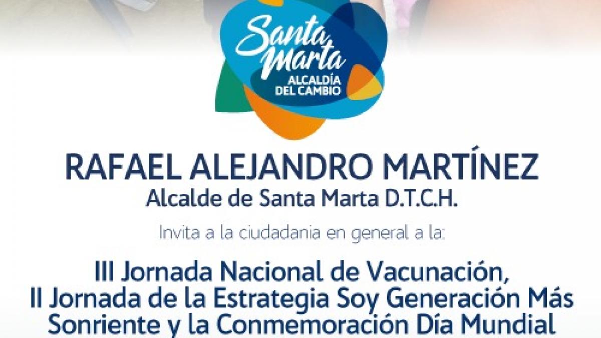Distrito lanza la Tercera Jornada Nacional de Vacunación