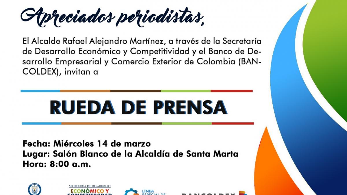 INVITACIÓN RUEDA DE PRENSA - LINEA ESPECIAL DE MICROCREDITOS