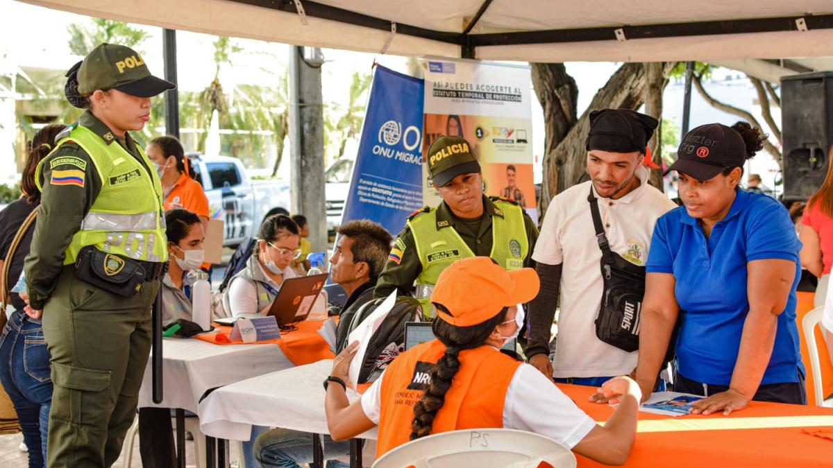 Distrito realizó jornada de atención integral a la población migrante y retornados