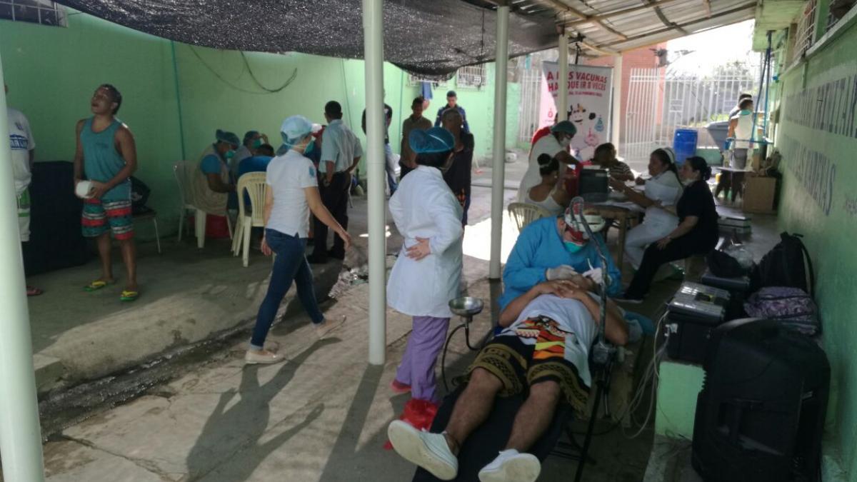 Distrito coordinó jornada de salud en la cárcel Rodrigo de Bastidas