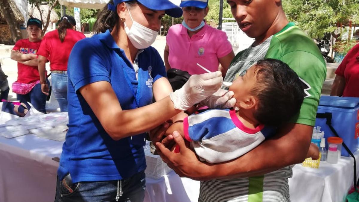 Comunidad de Taganga acudió a jornadas Integral de Salud y de Vacunación