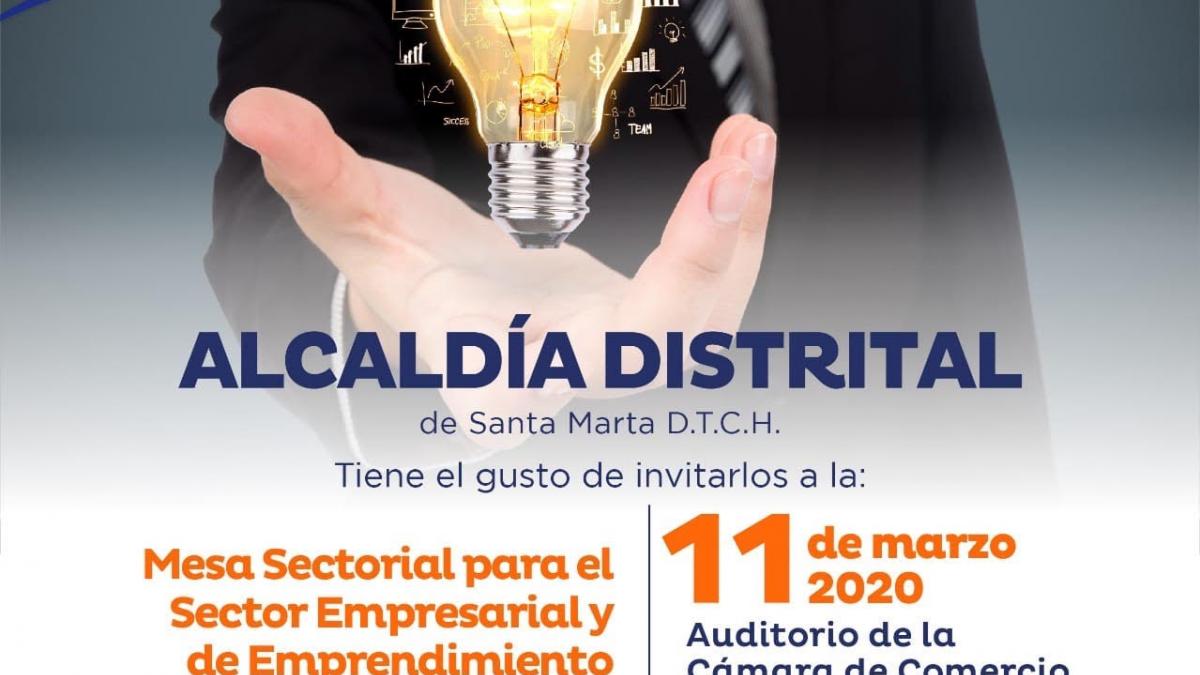 Alcaldía Distrital realizará mesa de trabajo con Empresarios y Emprendedores