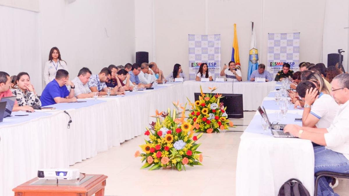 Fuerzas vivas respaldan proyecto de APP para dar solución definitiva al desabastecimiento de agua en Santa Marta.