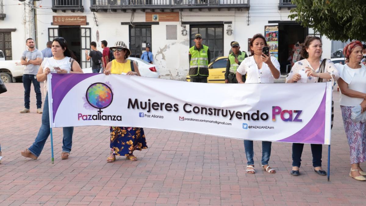 Distrito respaldó a las mujeres que luchan por la paz y la reconciliación