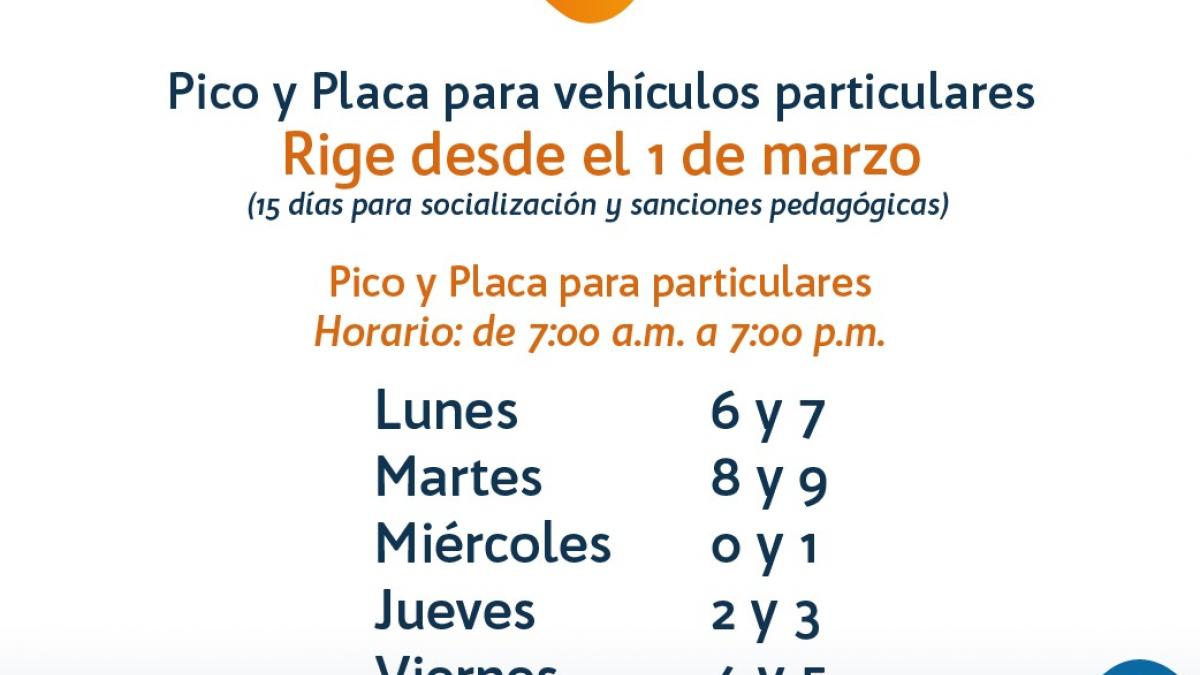 Con rotación de dígitos, Alcaldía de Santa Marta renueva ‘Pico y Placa’ para vehículos particulares