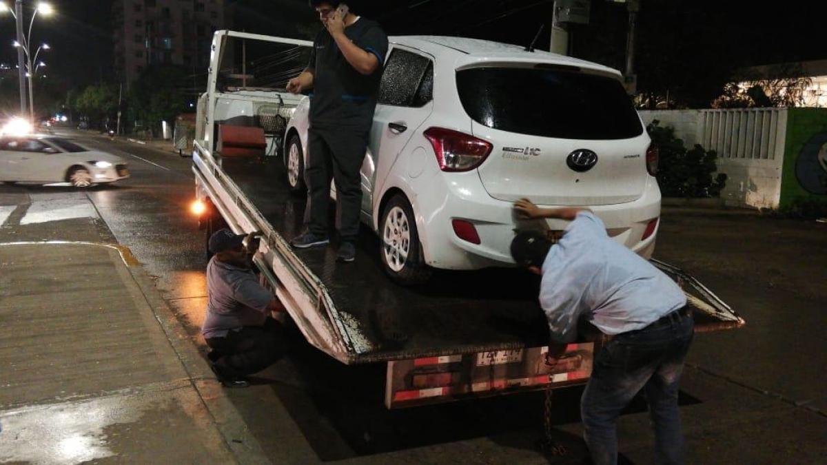 Sec. de Movilidad inmovilizó 9 vehículos particulares y sancionó 7 taxis