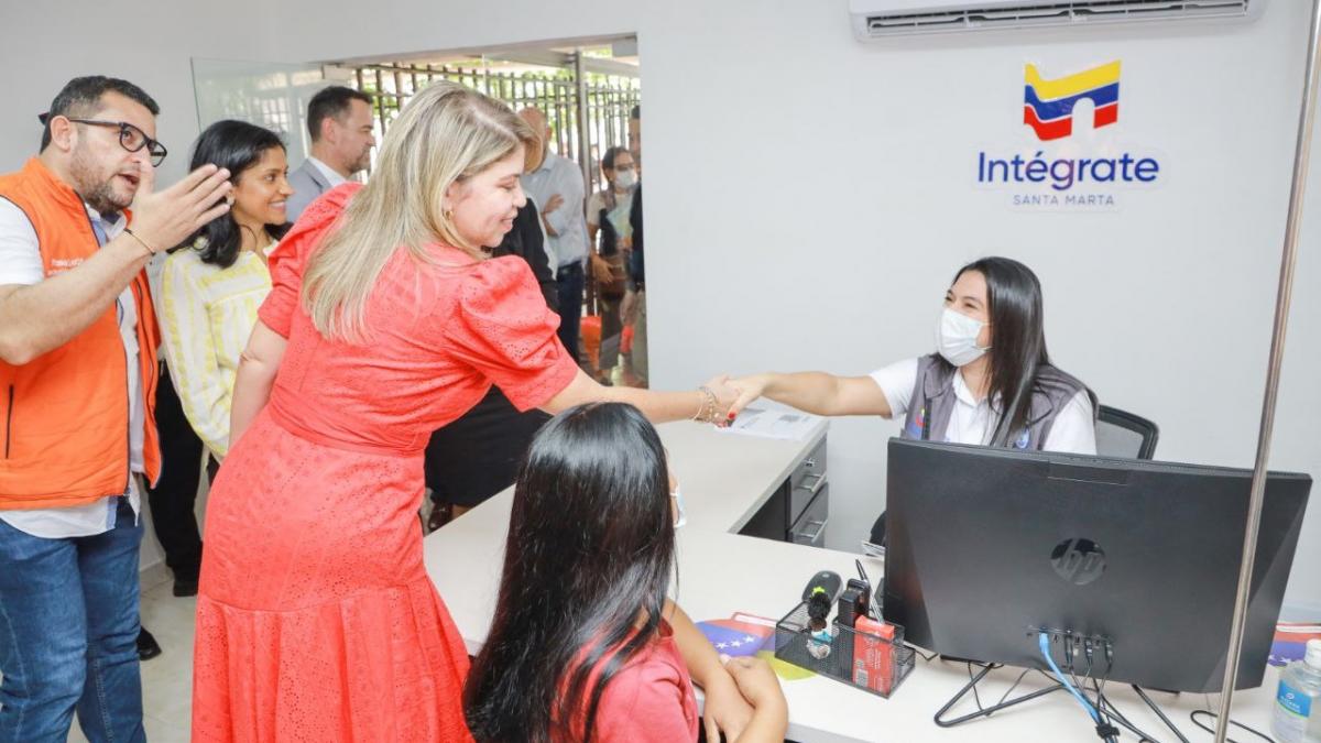 El Centro Intégrate ya es una realidad para la población refugiada y migrante, retornada y de acogida en Santa Marta El Centro Intégrate ya es una realidad para la población refugiada y migrante, retornada y de acogida en Santa Marta
