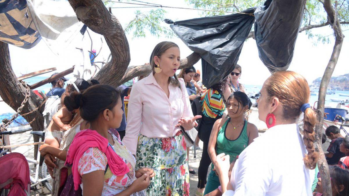 Secretaría de Salud Distrital y Red Hospitalaria brindaron atención a diez familias indígenas Yukpa con enfermedades diarreicas agudas