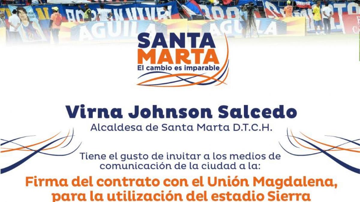 Hoy alcaldesa Virna Johnson firma contrato para que el Unión juegue en el Sierra Nevada