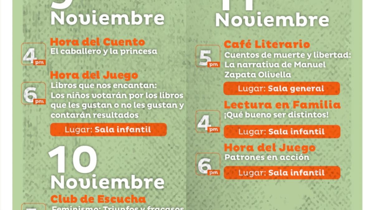 Ven a disfrutar la amplia programación literaria y cultural de la Mega con espacios para el conocimiento y el entretenimiento de todos los samarios