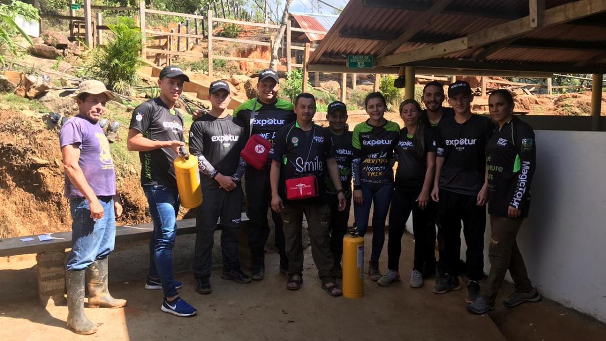 Realizan gran simulacro en supervivencia extrema en el “Camino a Teyuna”