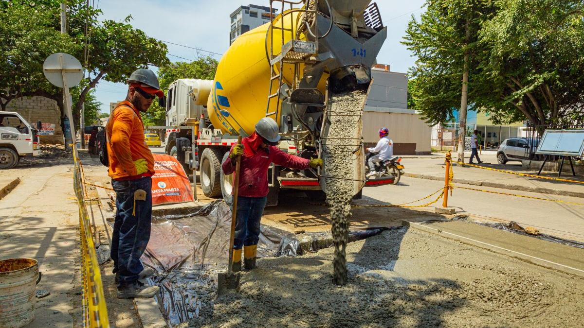 Alcaldía ha recuperado 914 m2 de pavimento en El Rodadero