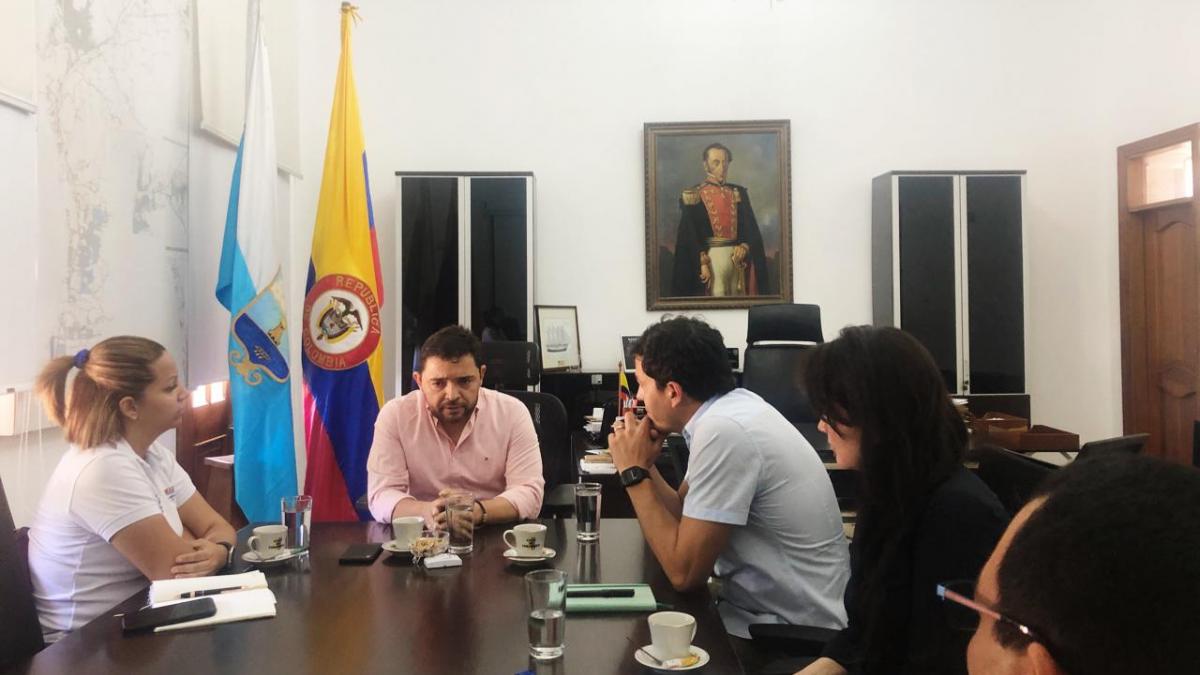 Alcalde Martínez se reunió con viceministro de agua para continuar trabajando en la solución definitiva a los problemas de acueducto y alcantarillado de Santa Marta