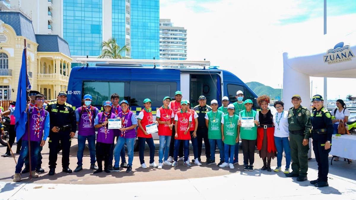 Centro Histórico fue epicentro de la carrera de observación "Santa Marta, un tesoro por descubrir"