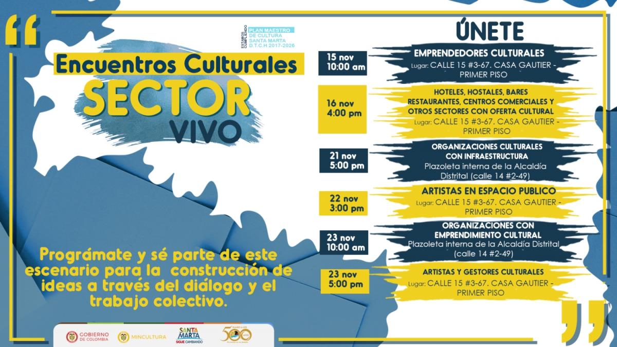 Sectores vivos se unen para construir el Sistema Distrital de Cultura